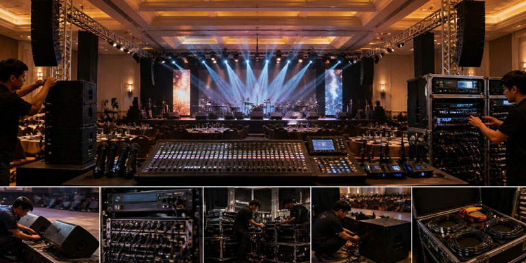 kinh nghiệm setup âm thanh sự kiện